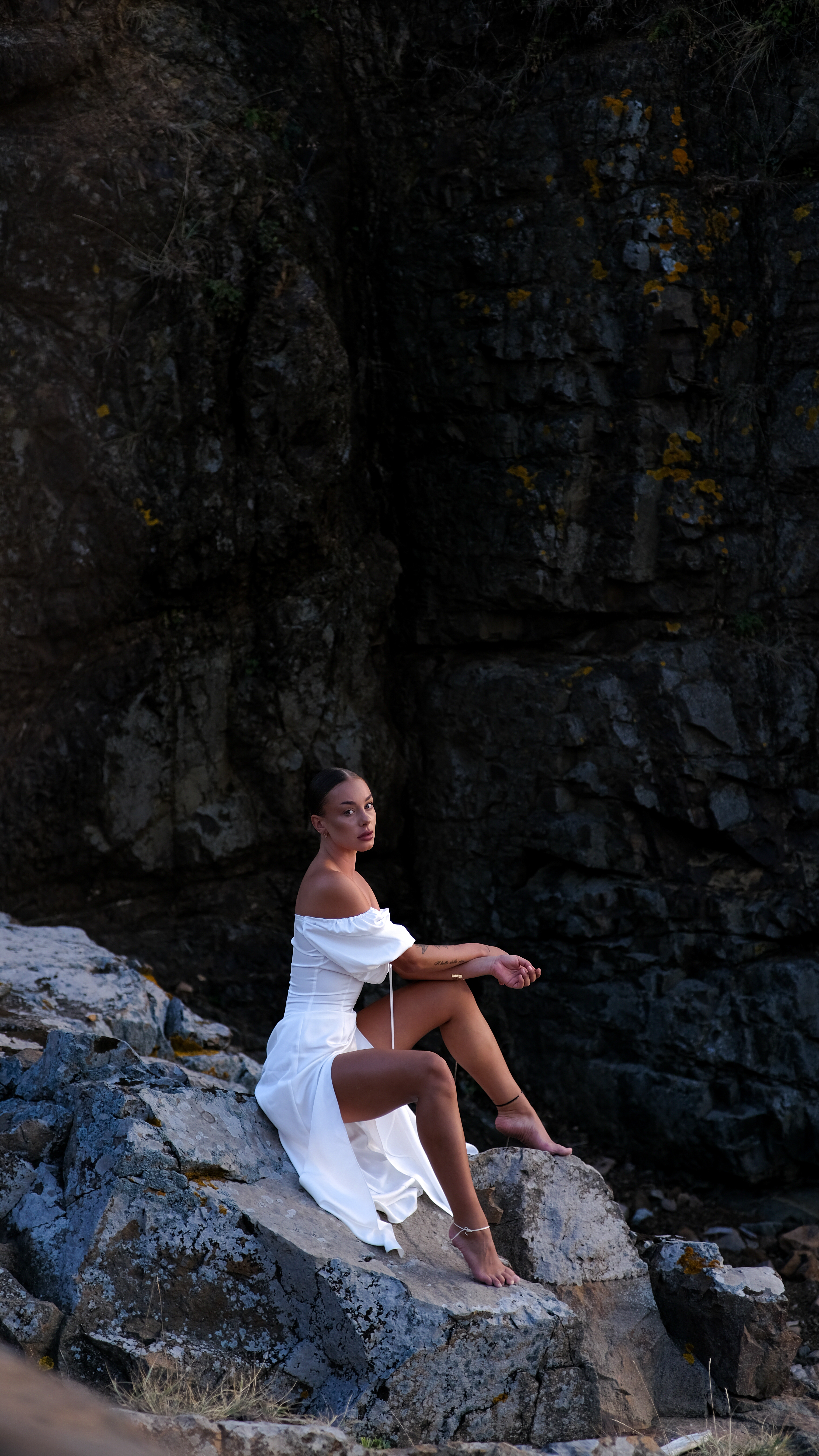 Outdoor Women On Rocks 2
