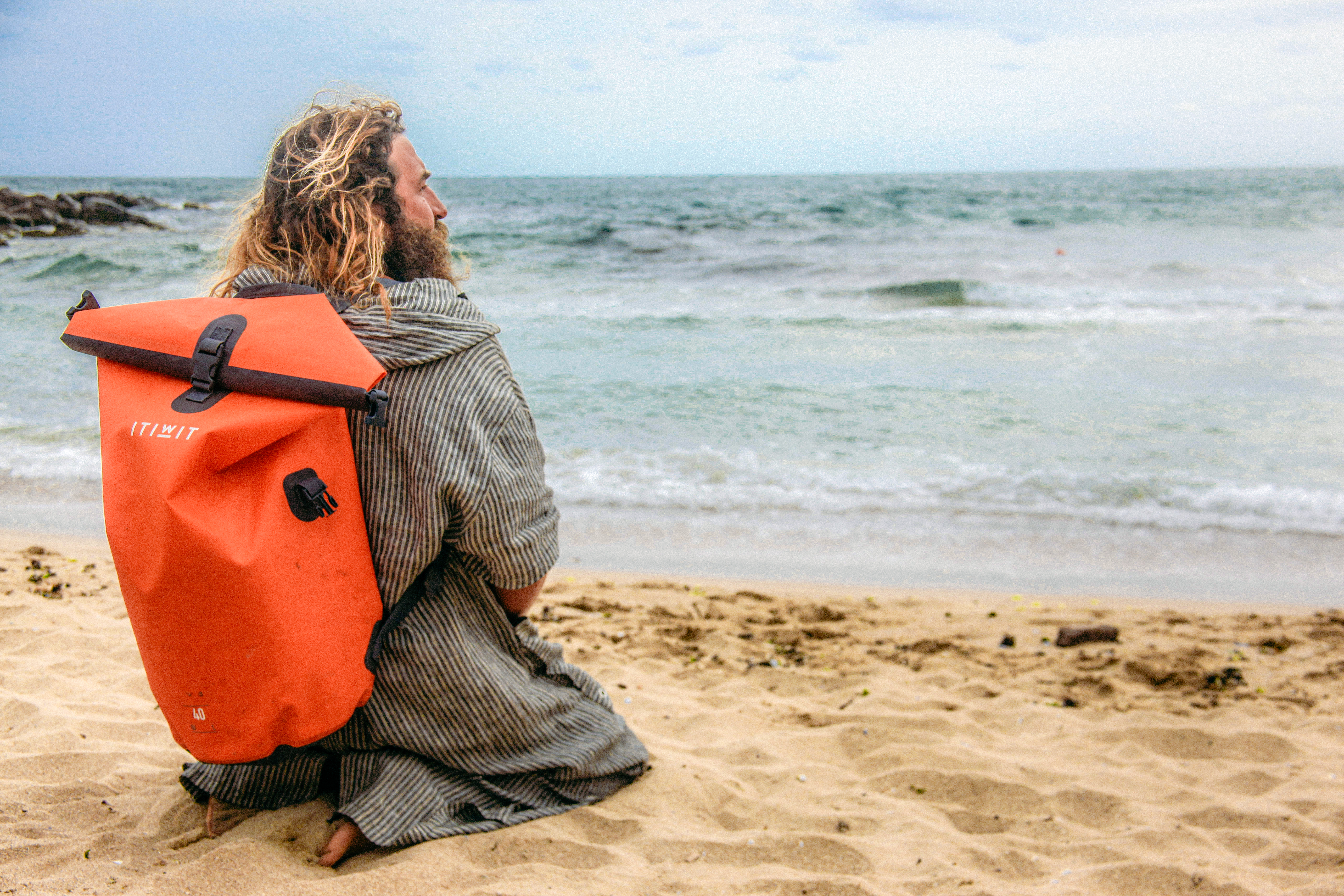 Outdoor Men On Beach